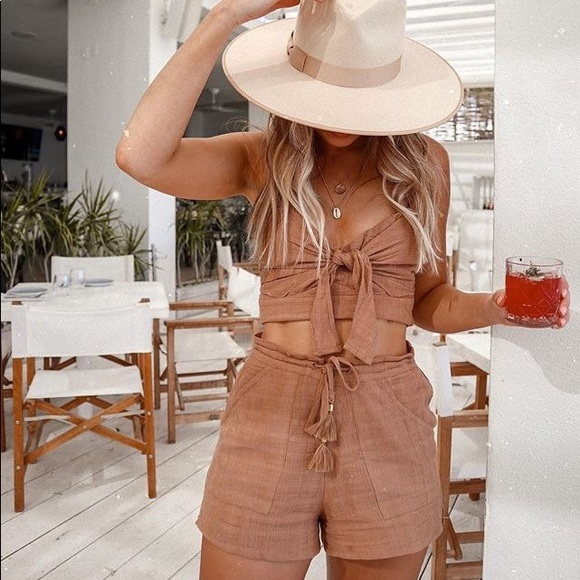 L*Space Bella Top & Borderline Short Set - Picture 1 of 8